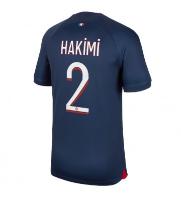 Paris Saint-Germain Achraf Hakimi #2 Replika Hjemmebanetrøje 2023-24 Kortærmet